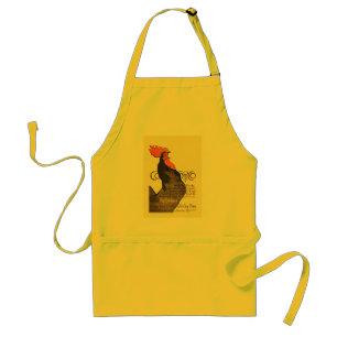 Rooster Steinlen Cocorico French Art スタンダードエプロン
