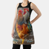 Rooster Vibes Farm Life エプロン (インサイチュ)