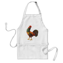 Rooster Vintage Kitchen Crate Art スタンダードエプロン