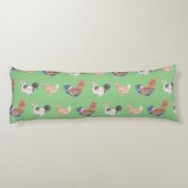 Rooster With Chickens ボディピロー (裏面)