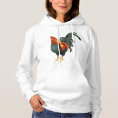 Rooster Womens Hoodie パーカ (正面)