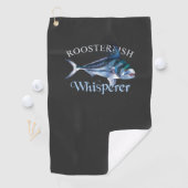 Roosterfish Hispeerer暗色魚釣りタオル ゴルフタオル (インサイチュ)