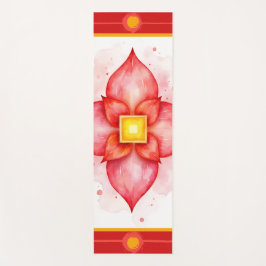 Root Chakra | Red Lotus for Grounding Yoga Mat ヨガマット