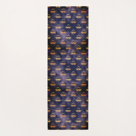 Root Chakra | Red Lotus for Grounding Yoga Mat ヨガマット (裏面)