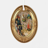 Root of Jesse Tree Advent メタルオーナメント (正面左)