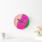 Root Vegetable Character Art ラウンド壁時計 (ホーム)