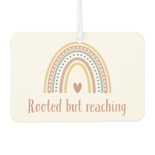 Rooted but Reaching – Grounded Growth Design カーエアーフレッシュナー (正面)