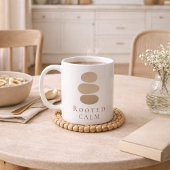 Rooted Calm Pebbles Classic Mug, 11 oz コーヒーマグカップ