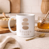 Rooted Calm Pebbles Classic Mug, 11 oz コーヒーマグカップ