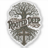Rooted Deep シール (正面)