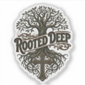 Rooted Deep シール (正面)