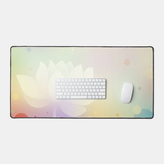 Rooted Elegance with Lotus デスクマット (キーボード&マウス)