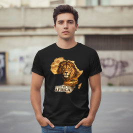 Rooted in Africa Lion トライブレンドTシャツ