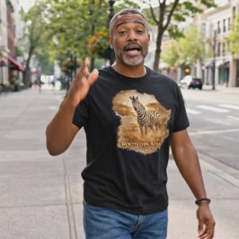 Rooted in Africa Zebra | African Wildlife Pride トライブレンドTシャツ