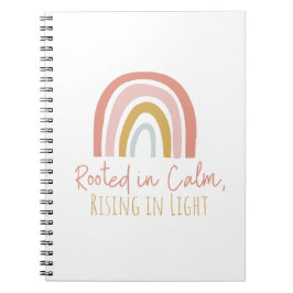 Rooted in Calm, Rising in Light Journal Notebook ノートブック