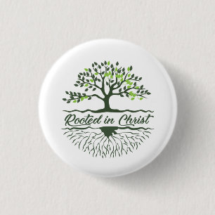 Rooted In Christ 缶バッジ