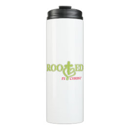 Rooted in Christ Bible Verse Tumbler タンブラー