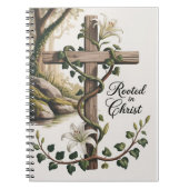 Rooted in Christ, Christian faith notebook  ノートブック (正面)