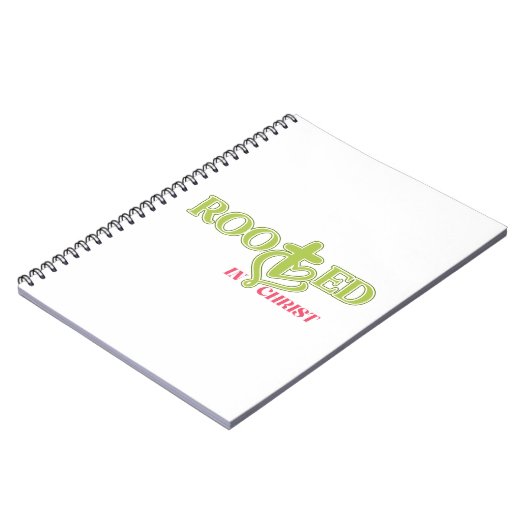 Rooted in Christ Christian Journal Notebook ノートブック (左側)