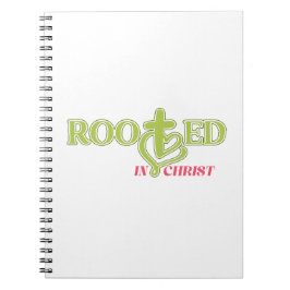Rooted in Christ Christian Journal Notebook ノートブック