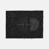 Rooted In Christ Christian Kids Mens God Son Broth フリースブランケット (正面(横))