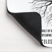 Rooted In Christ Christian Nge Bible Verse Colossi マウスパッド (コーナー)