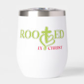 Rooted in Christ Christian Tumbler Gift (正面)