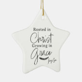 Rooted in Christ Growing in Grace Christmas セラミックオーナメント (右)