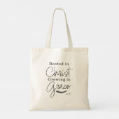Rooted in Christ Growing in Grace Holiday Tote Bag トートバッグ (裏面)