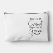 Rooted in Christ Growing in Grace Religious アクセサリーポーチ (裏面)