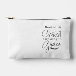 Rooted in Christ Growing in Grace Religious アクセサリーポーチ