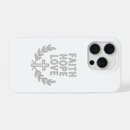 Rooted in Grace - iPhone 15 Pro case iPhoneケース (裏面横)
