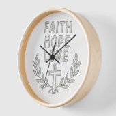 Rooted in Grace - wall clock 壁時計 (傾斜)