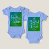 Rooted in Love -Baby Bodysuit with Nature-Inspired (デザイン正面&裏面)