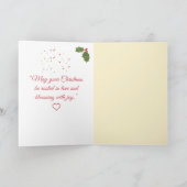 Rooted in Love, Growing in Joy—Botanical Christmas カード (内部)