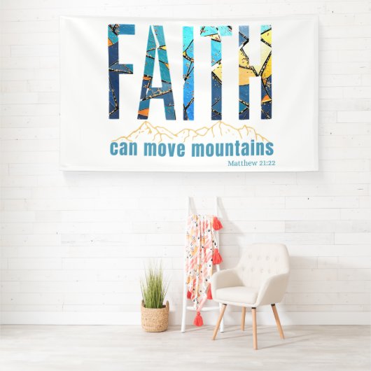 Rooted in Matthew 21:22 横断幕 (インサイチュ)