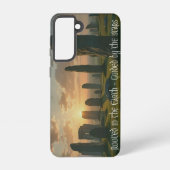 Rooted in the earth, guided by the stars  samsung galaxyケース (裏面)