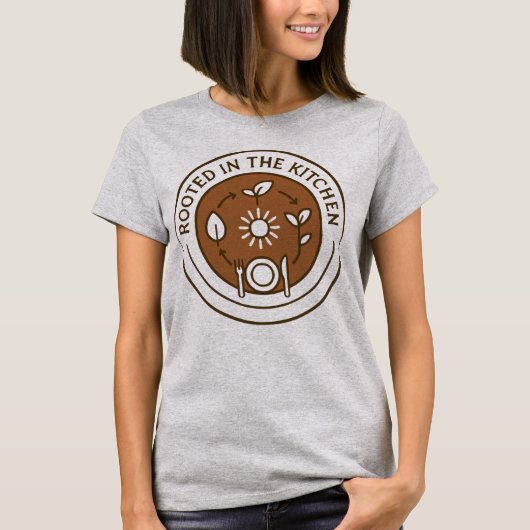 Rooted in the Kitchen Farm to Table Tシャツ (正面)