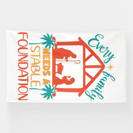 Rooted in the Nativity 横断幕 (横)