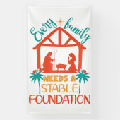 Rooted in the Nativity 横断幕 (縦)