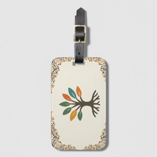 Rooted Luggage Tag ラゲッジタグ (正面縦)
