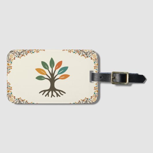 Rooted Luggage Tag ラゲッジタグ (正面横)