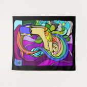 Rooted Potential タペストリー (正面(横))