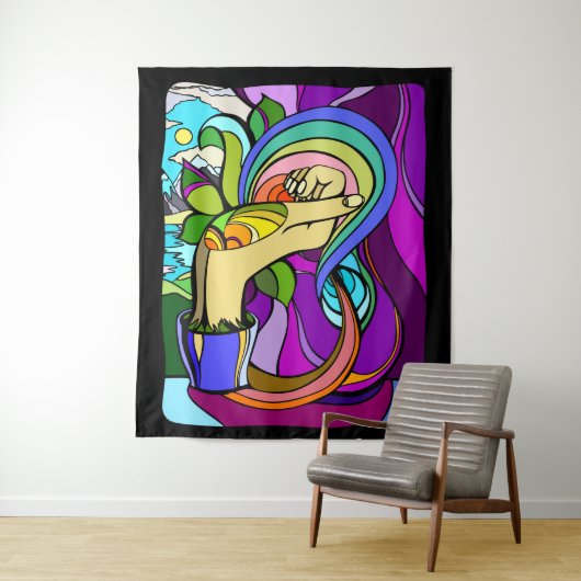 Rooted Potential タペストリー (インサイチュ)