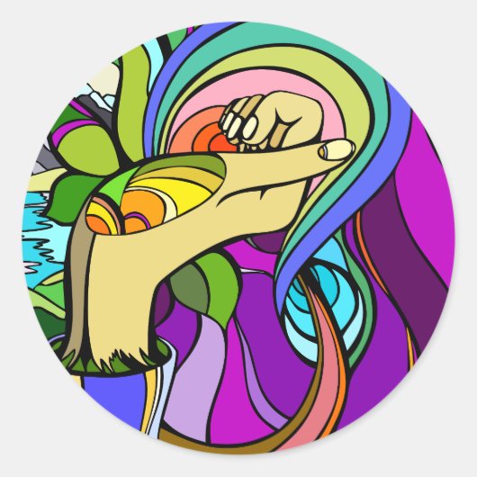 Rooted Potential ラウンドシール (正面)