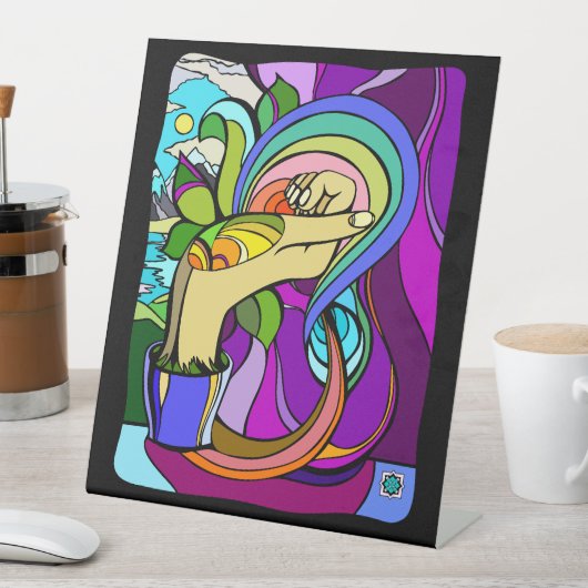 Rooted Potential  Pedestal Sign 台座サイン (インサイチュ)