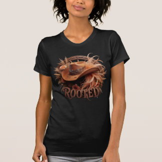 Rooted Vintage Western Cowboy Hat Floral Boho  Tシャツ