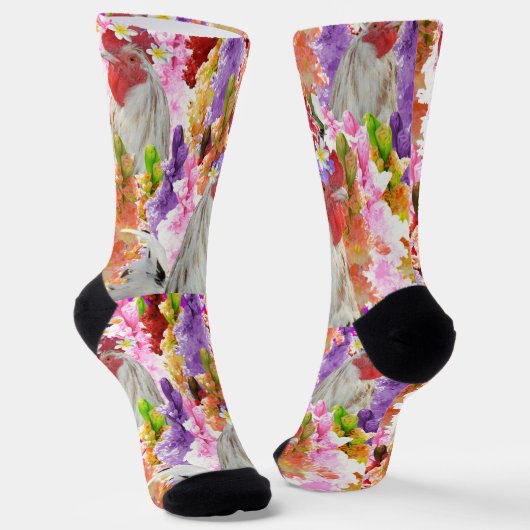 Rooters And Hollyhocks、Crew Socks ソックス (傾斜あり)
