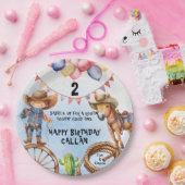 Rootin' Tootin' Good Time Birthday Paper Plates ペーパープレート (パーティー)