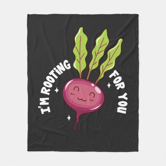 Rooting For Youノベルティビーエギャグ フリースブランケット (正面)